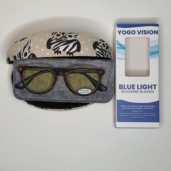 Blue light blocking glasses and Sunglasses Owl Case - Picture 6 of 6